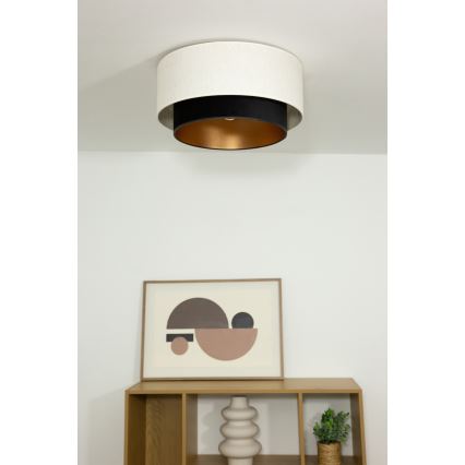 NATIA ceiling light 1xE27/60W/230V white/black