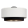 NATIA Ceiling Light 1xE27/60W/230V Ø 45 cm White/Black