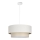 NATIA cord pendant light, 1xE27/60W/230V, diameter 45 cm, cream
