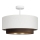 NATIA flush ceiling light 1xE27/60W/230V Ø 45 cm white/brown