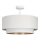 NATIA flush-mount ceiling light 1xE27/60W/230V, diameter 45 cm, white