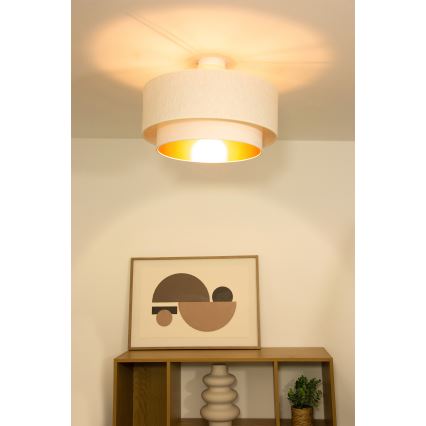 NATIA flush-mount ceiling light 1xE27/60W/230V, diameter 45 cm, white