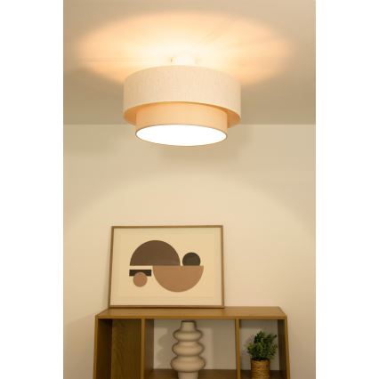NATIA surface-mounted ceiling light 1xE27/60W/230V Cream