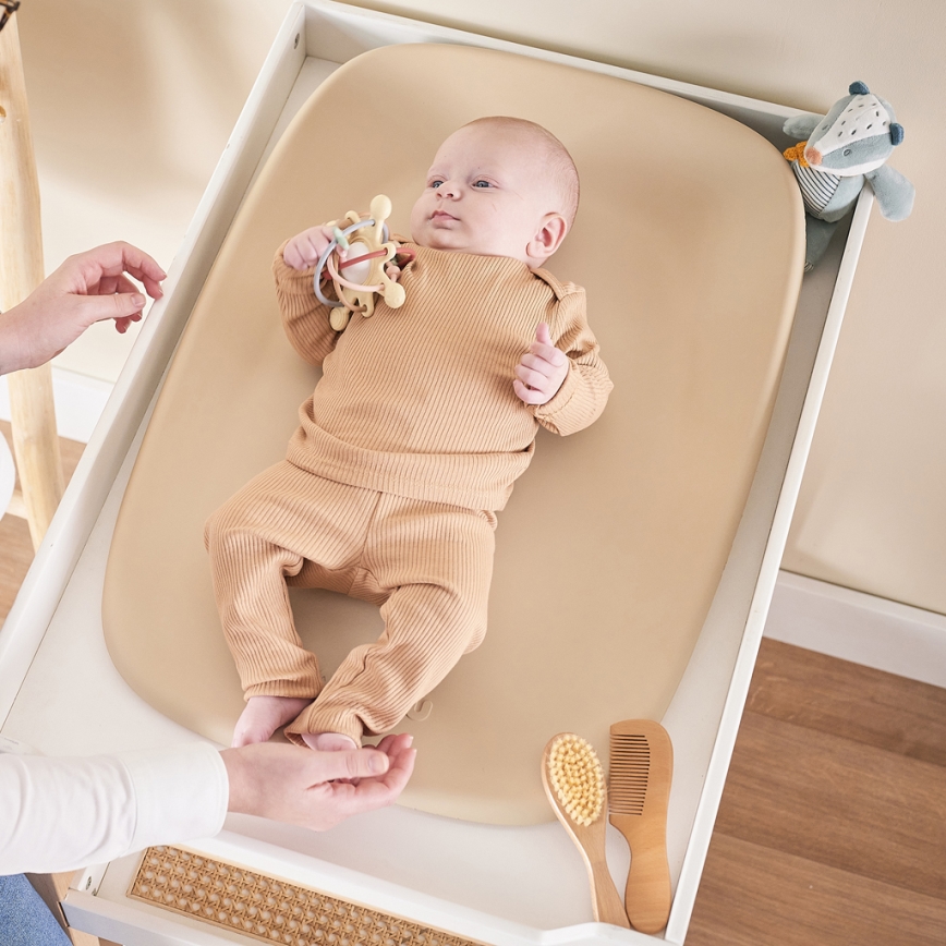Nattou - Changing mat SOFTY 50x70 cm beige