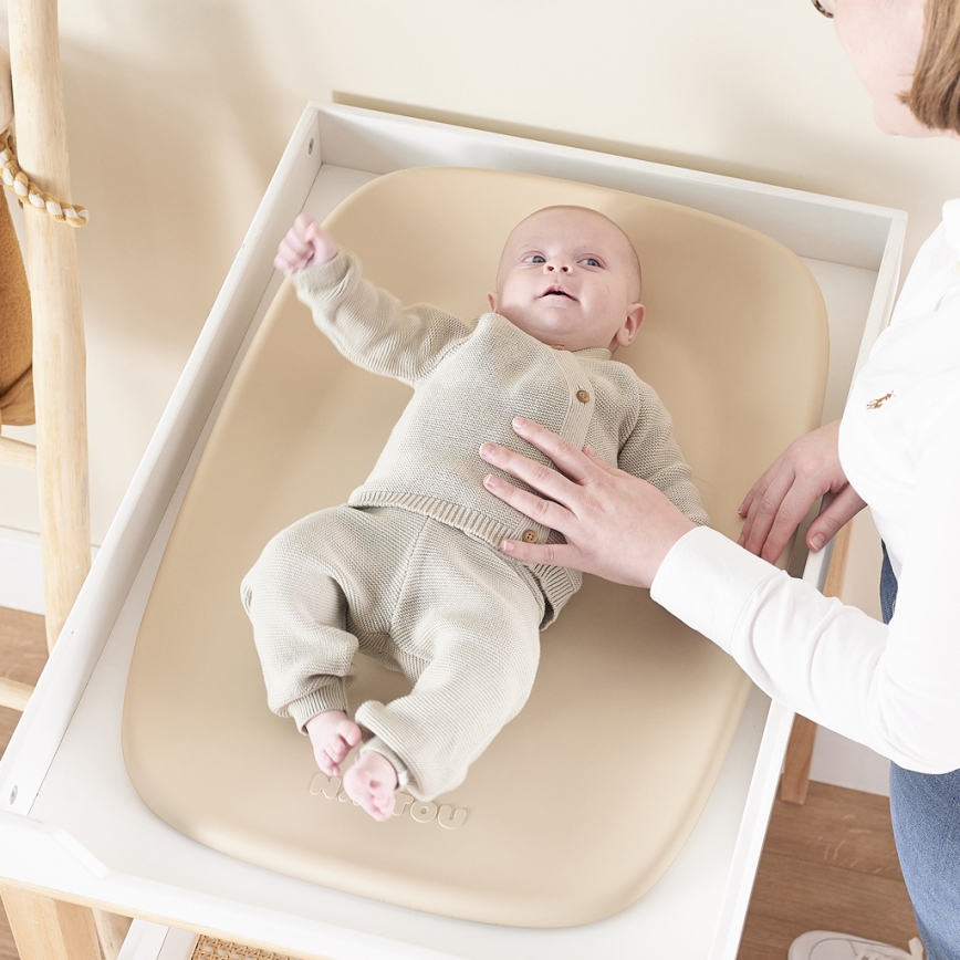 Nattou - Changing mat SOFTY 50x70 cm beige