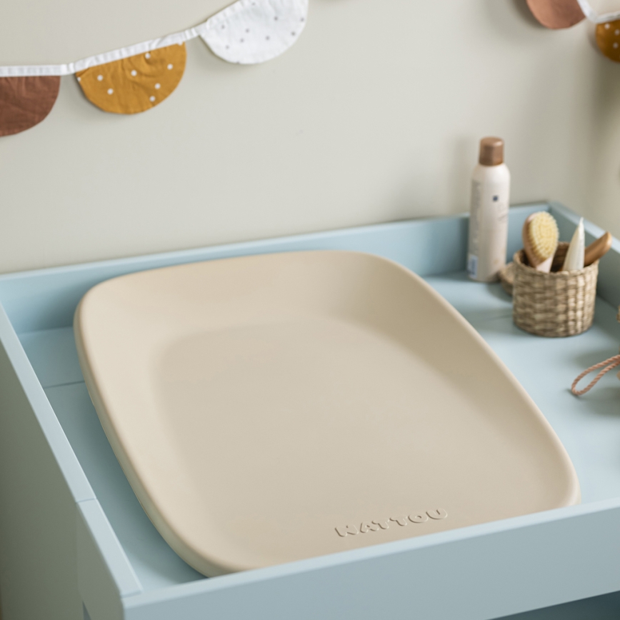 Nattou - Changing mat SOFTY 50x70 cm beige