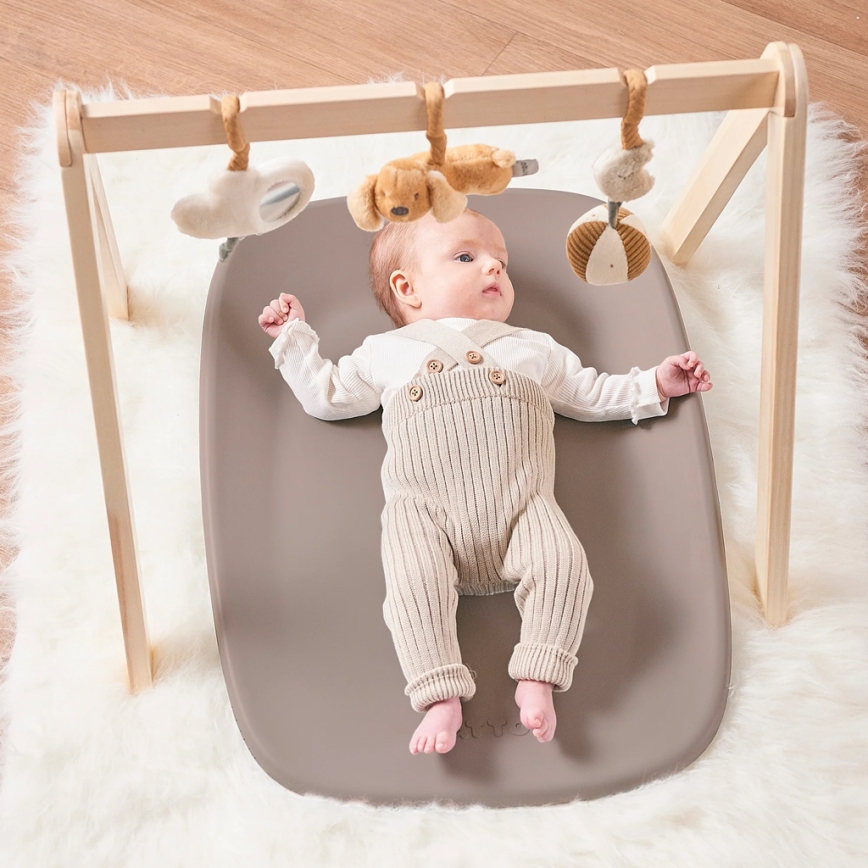 Nattou - Changing mat SOFTY 50x70 cm brown