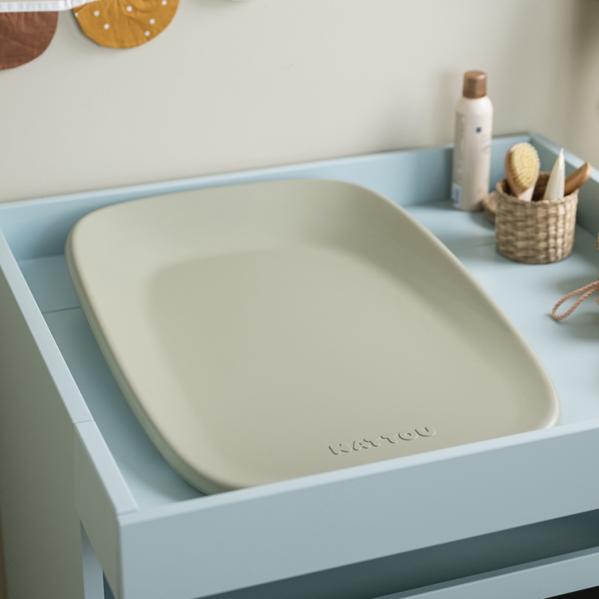 Nattou - Changing mat SOFTY 50x70 cm green