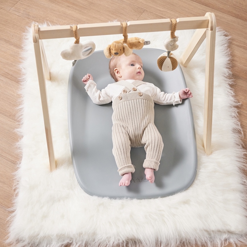 Nattou - Changing mat SOFTY 50x70 cm grey