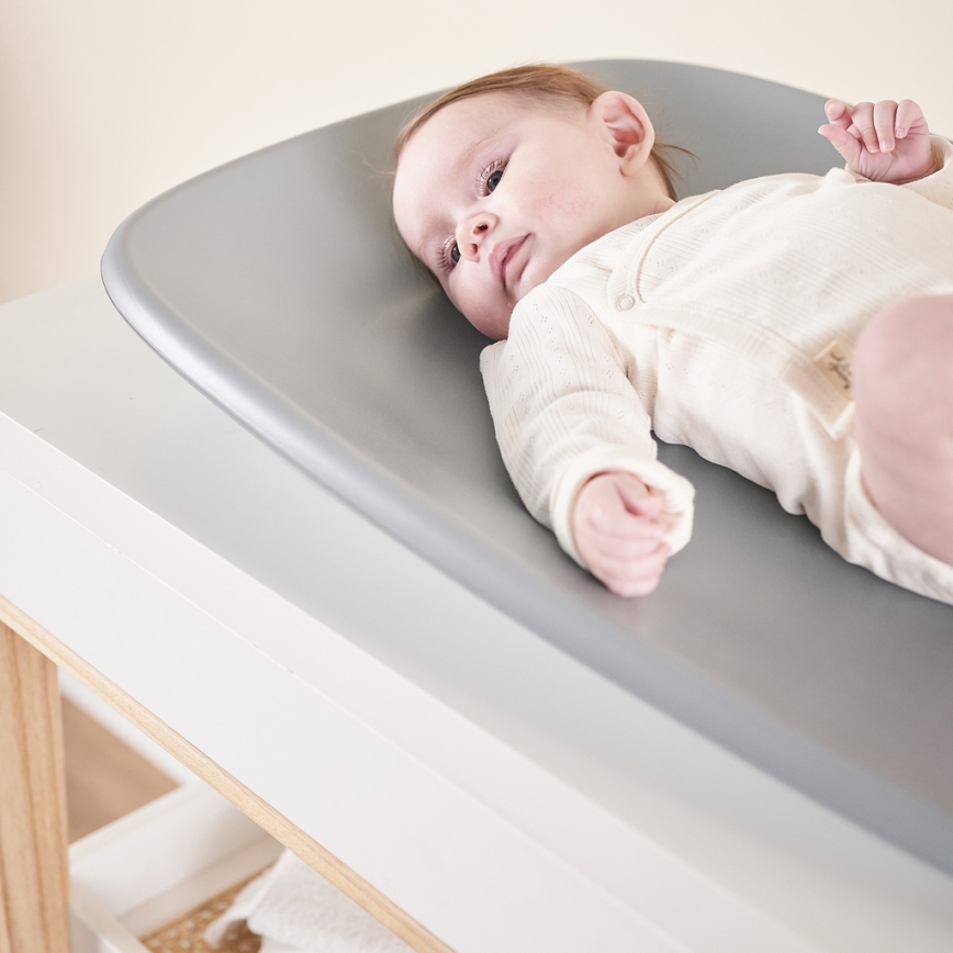 Nattou - Changing mat SOFTY 50x70 cm grey