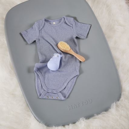 Nattou - Changing mat SOFTY 50x70 cm grey