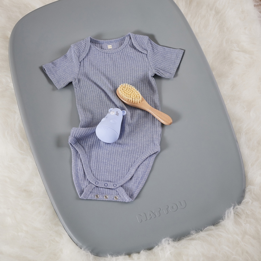 Nattou - Changing mat SOFTY 50x70 cm grey