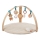 Nattou - Children's blanket for playing with a wooden trapeze MILA, ZOE & LANA