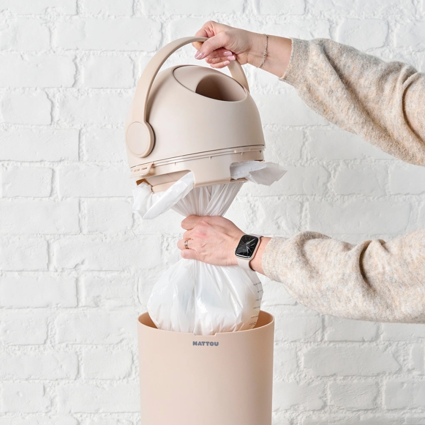 Nattou - Nappy bin and changing mat SOFTY 50x70 cm beige