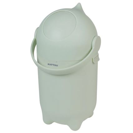 Nattou - Nappy bin and changing mat SOFTY 50x70 cm green