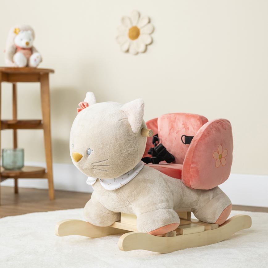Nattou - Rocking toy LANA cat