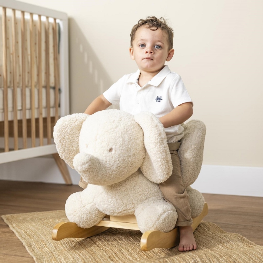 Nattou - Rocking toy TEDDY elephant beige