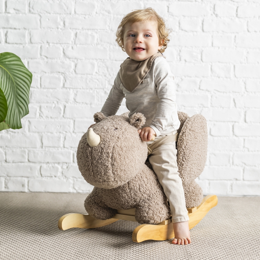 Nattou - Rocking toy TEDDY rhinoceros