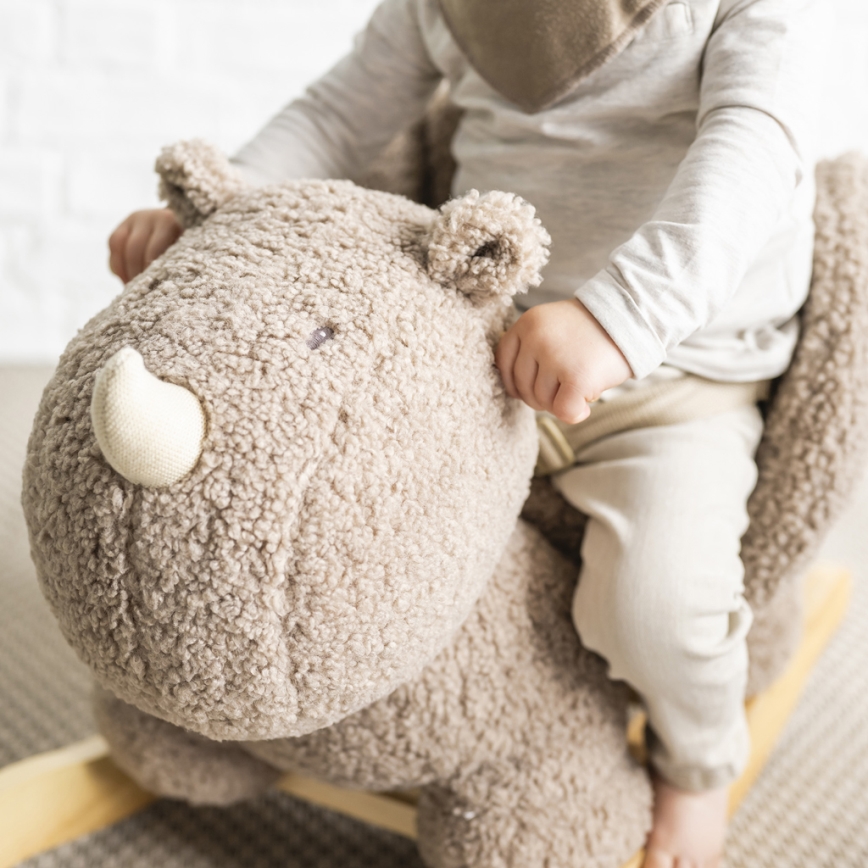 Nattou - Rocking toy TEDDY rhinoceros