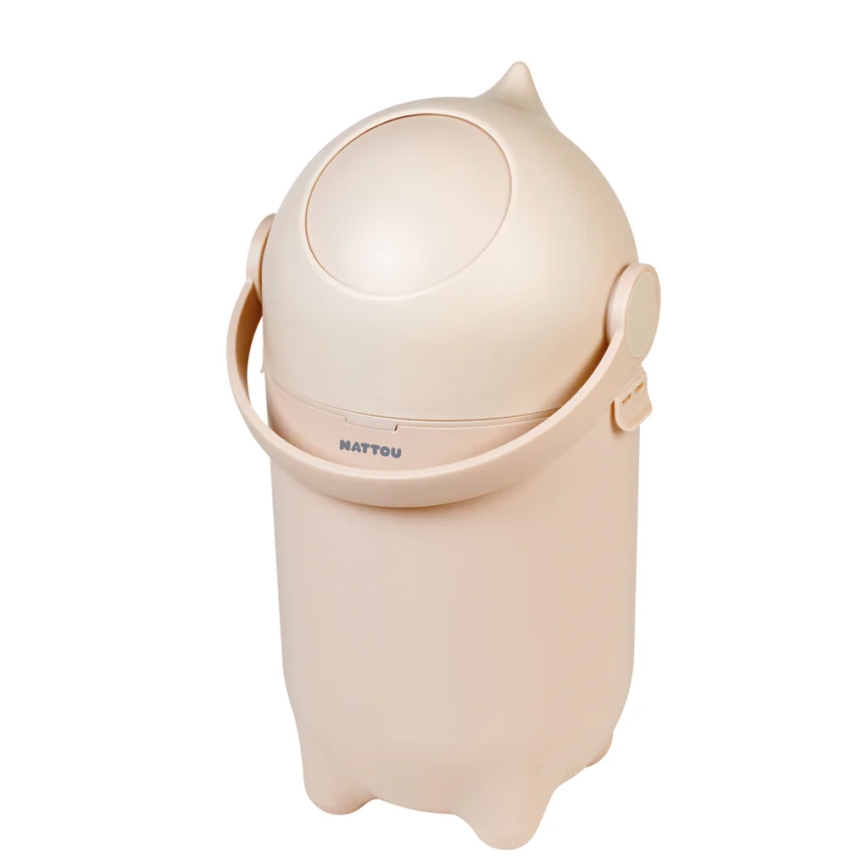 Nattou - SOFTY Diaper Basket and Changing Pad 50x70 cm Beige