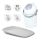 Nattou - SOFTY Diaper Bin and Changing Mat 50x70 cm White/Grey