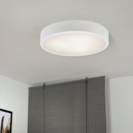 NATURAL ceiling light 5 × E27 (15 W each) 230 V, Ø 47.5 cm, pine/white