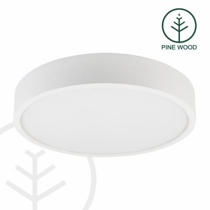 NATURAL ceiling light 5 × E27 (15 W each) 230 V, Ø 47.5 cm, pine/white