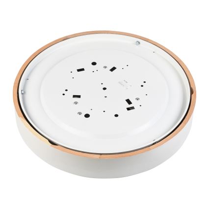 NATURAL ceiling light 5 × E27 (15 W each) 230 V, Ø 47.5 cm, pine/white