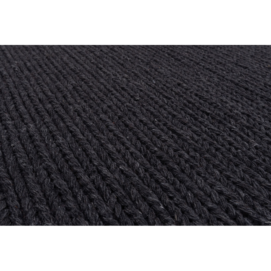 Natural FIR WOOL rug 120x170 cm 2600 g/m2 anthracite