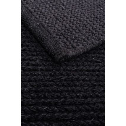 Natural FIR WOOL rug 120x170 cm 2600 g/m2 anthracite