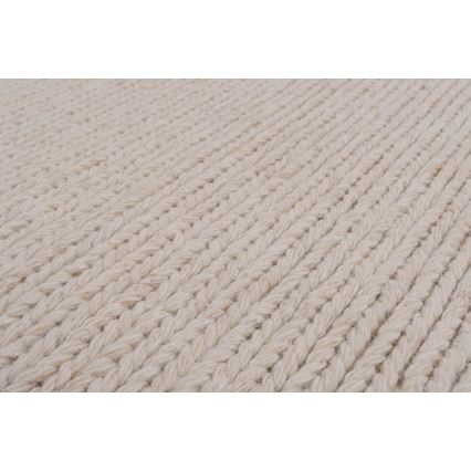 Natural FIR WOOL Rug 120x170 cm 2600 g/m2 Cream
