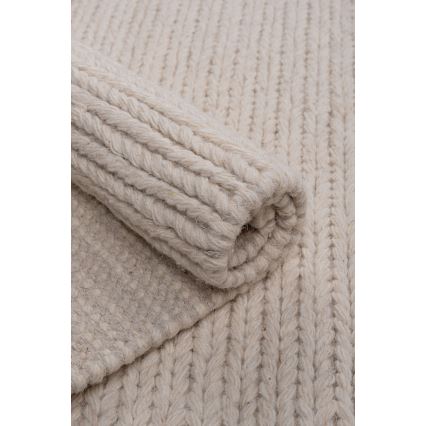 Natural FIR WOOL Rug 120x170 cm 2600 g/m2 Cream