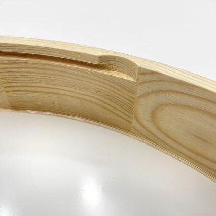 NATURAL MODERN ceiling light 4xE27/15W/230V Ø 58 cm pine