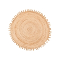 Natural Round Jute Rug JUTA, 100 cm – Beige