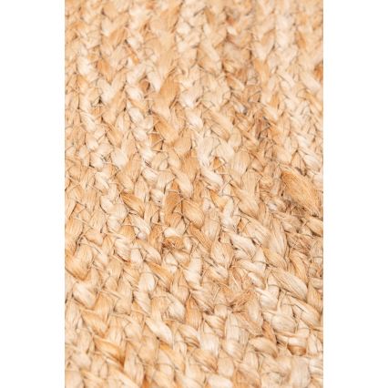 Natural Round Jute Rug JUTA, 100 cm – Beige