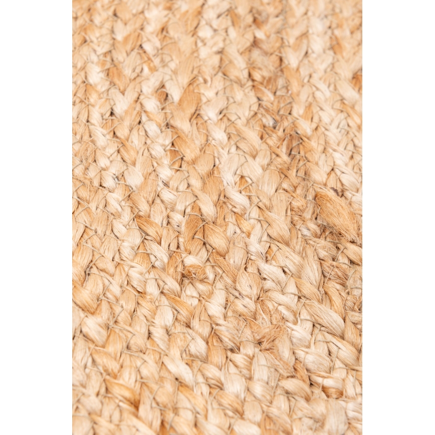 Natural Round Jute Rug JUTA, 100 cm – Beige