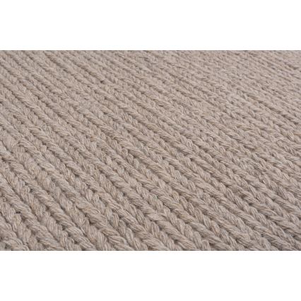 Natural Rug FIR WOOL 160x230 cm 2600 g/m2 Beige
