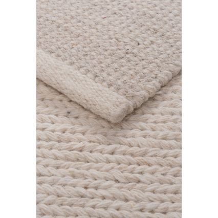 Natural rug FIR WOOL 200x300 cm 2600 g/m2 cream