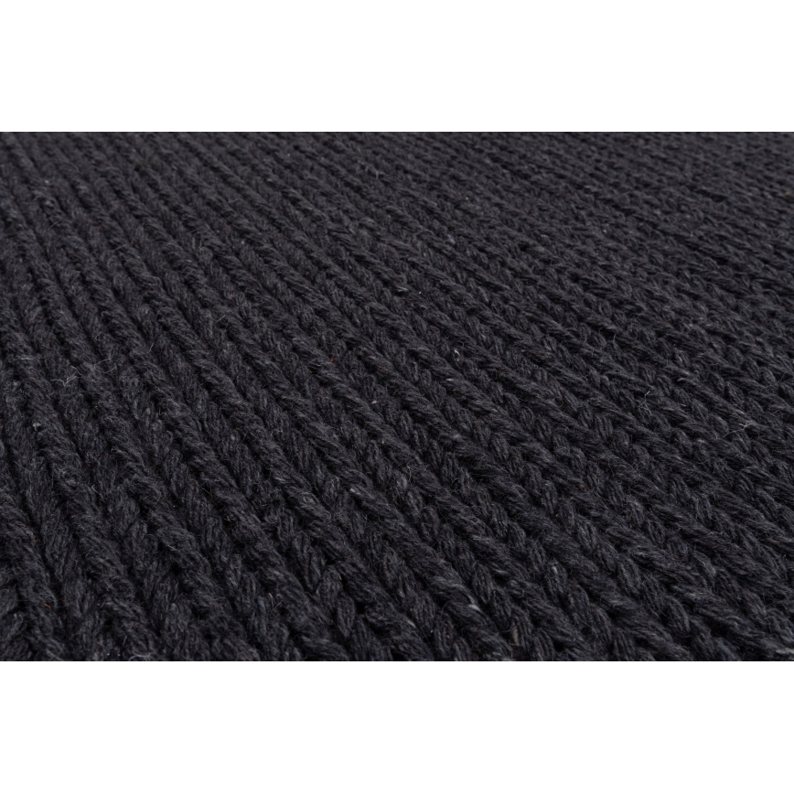 Natural rug FIR WOOL 70x140 cm 2600 g/m2 anthracite
