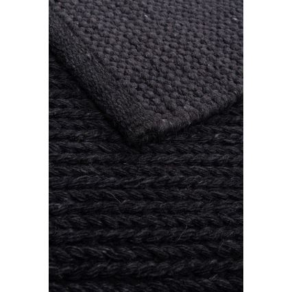 Natural rug FIR WOOL 70x140 cm 2600 g/m2 anthracite