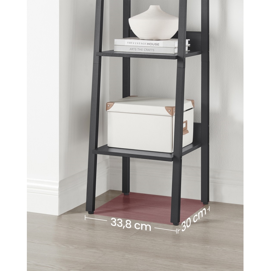NAVARO Black Bookcase