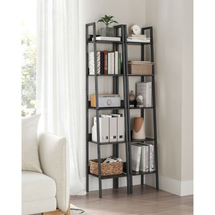 NAVARO Black Bookcase