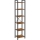 NAVARO Bookcase 40x179x30 cm Brown/Black
