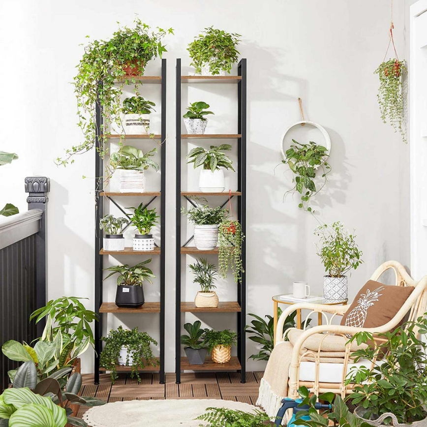 NAVARO Bookcase Brown/Black