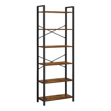 NAVARO Bookcase Brown/Black