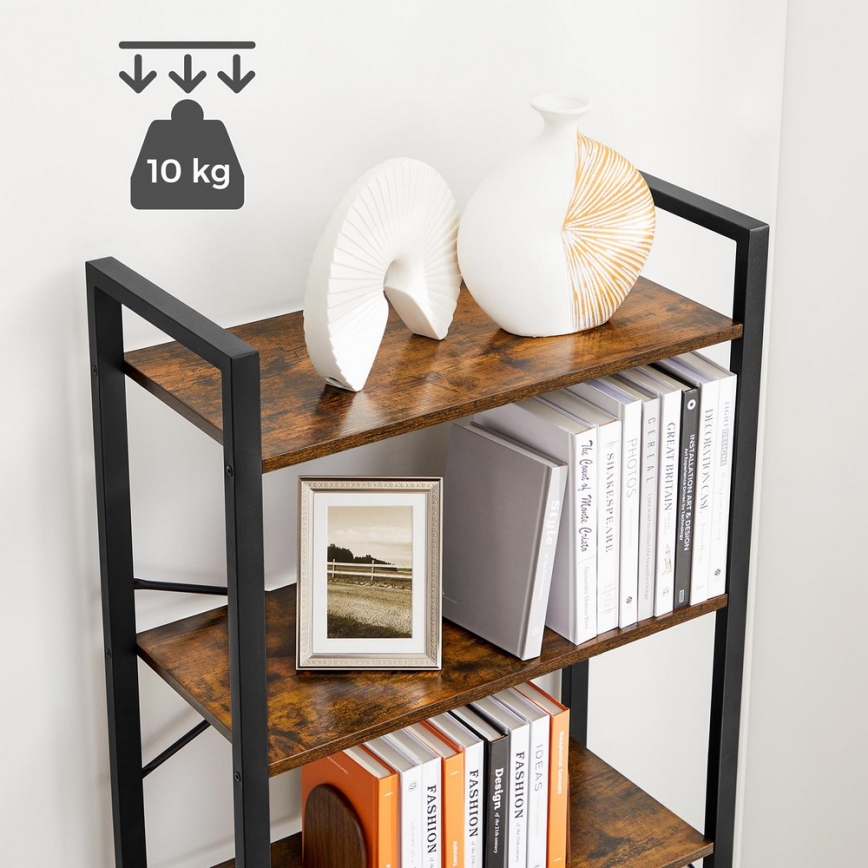 NAVARO Bookcase Brown/Black