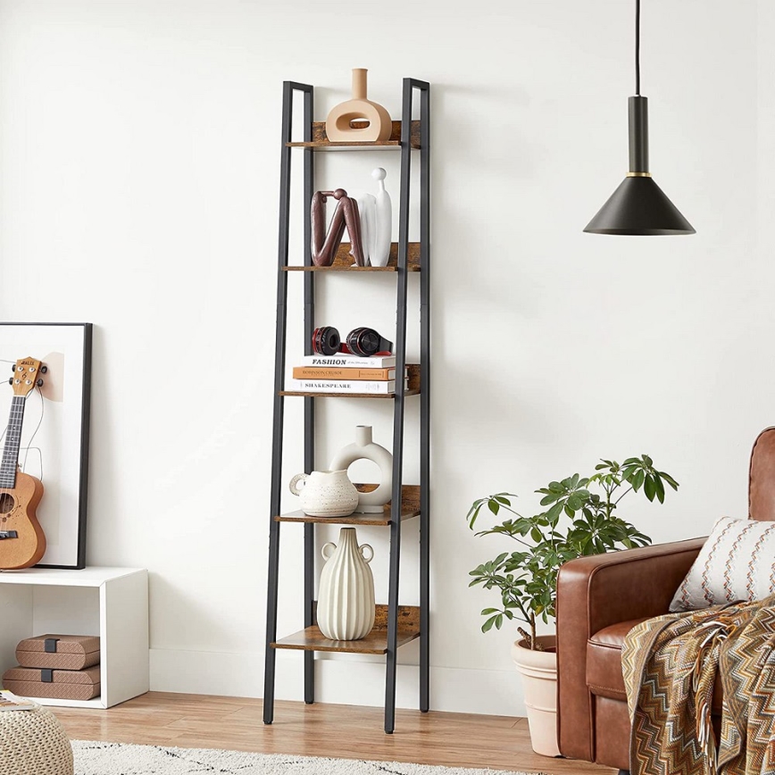 NAVARO Bookcase Brown/Black