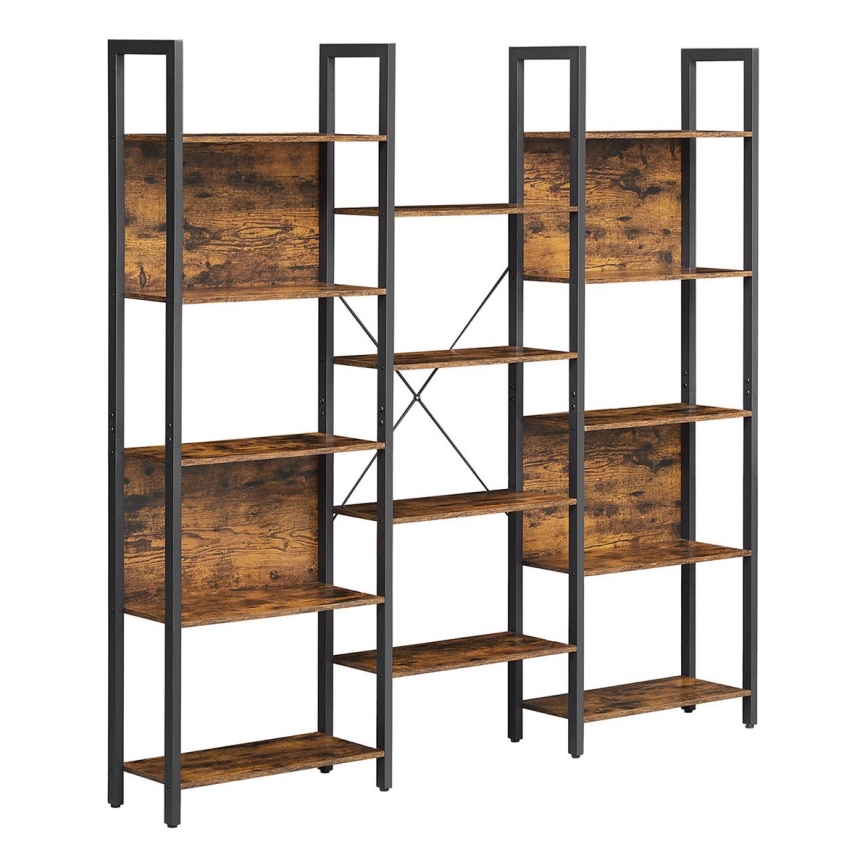NAVARO Bookcase Brown/Black