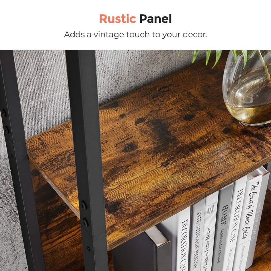 NAVARO Bookcase Brown/Black