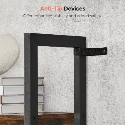 NAVARO Bookcase Brown/Black